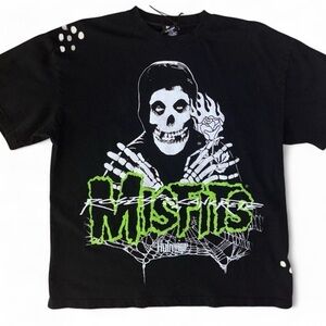 Misfits Black Graphic Men's T-Shirt